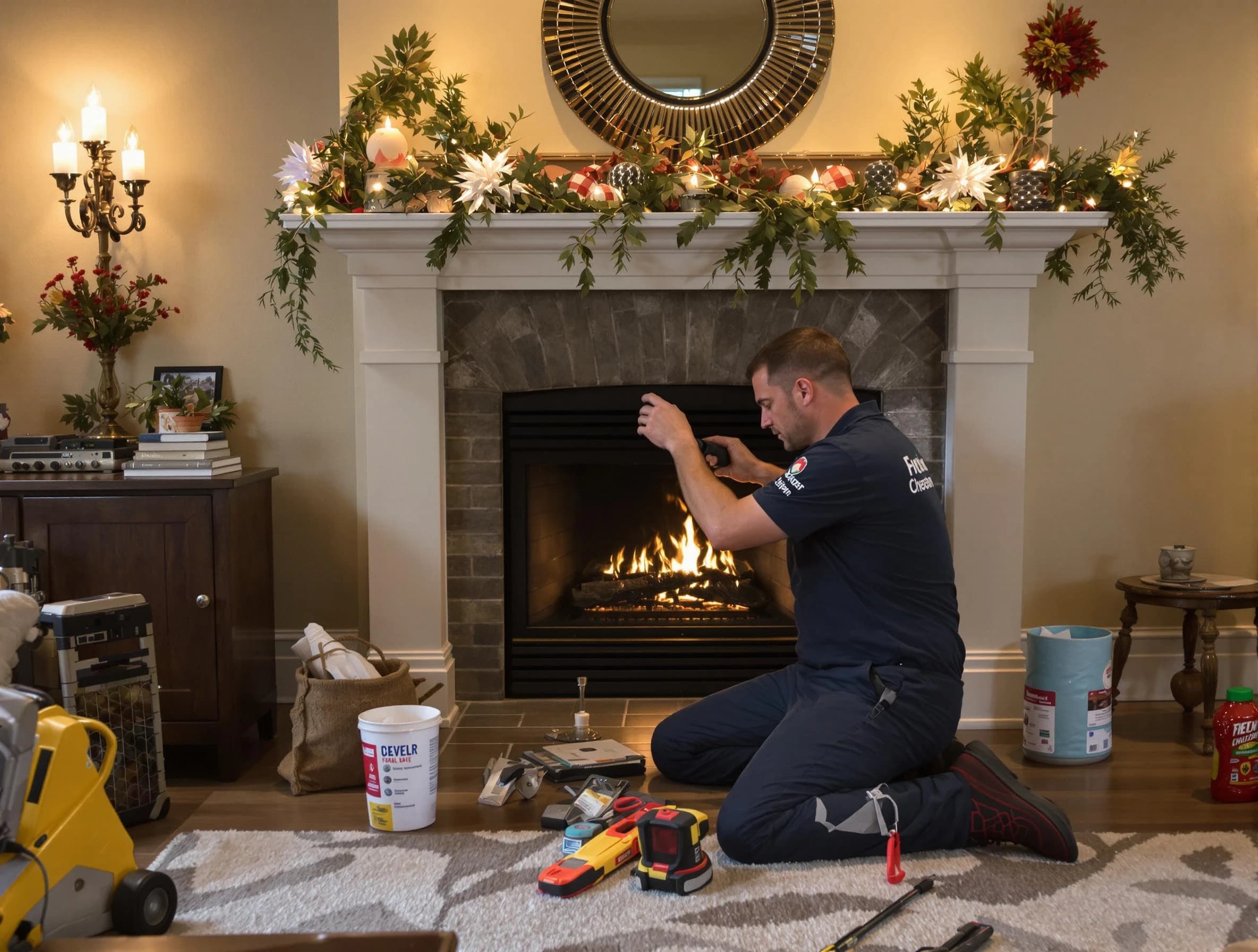 Waltham Chimney Sweep offering fireplace maintenance services in Waltham, MA