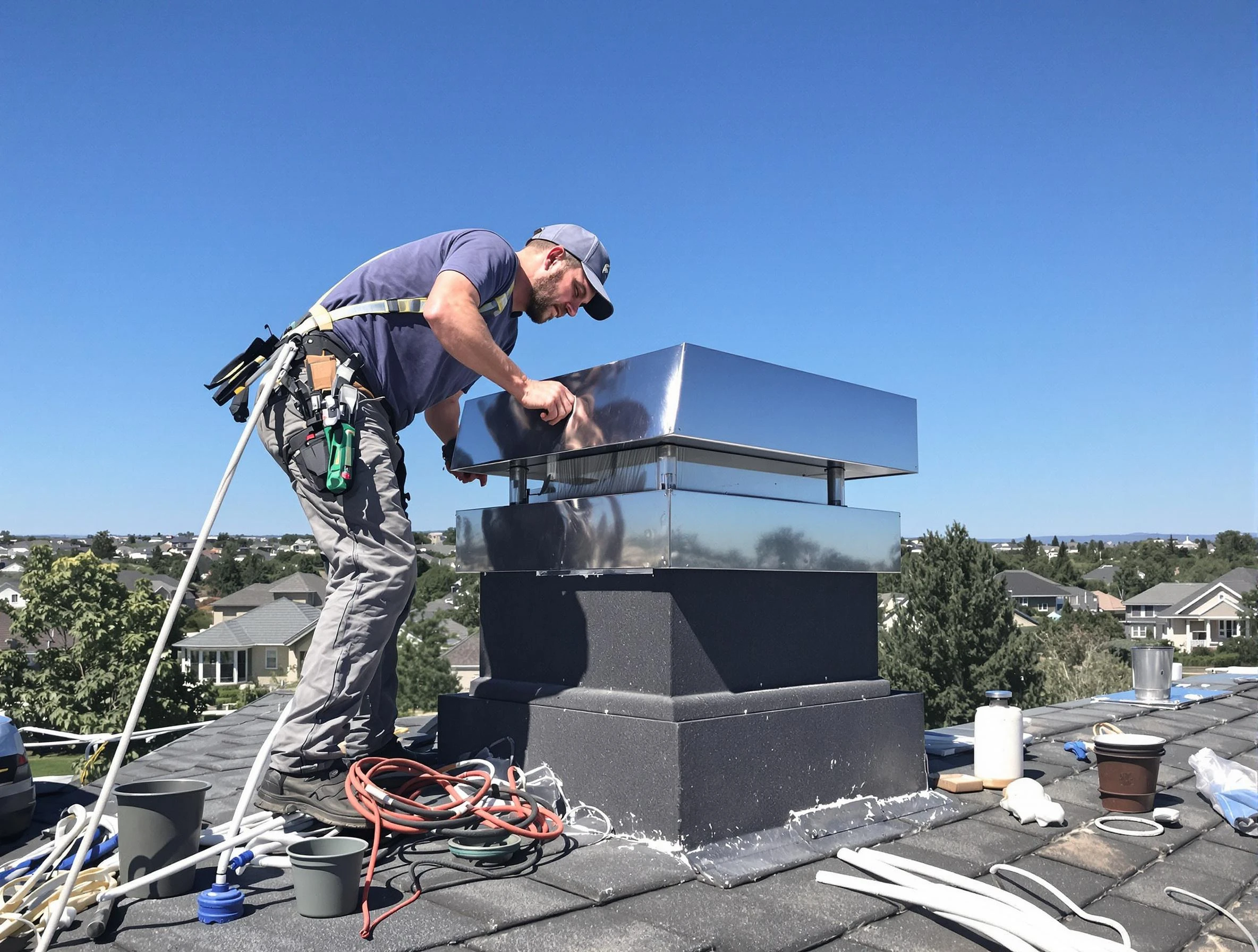 Chimney Cap Services in Waltham