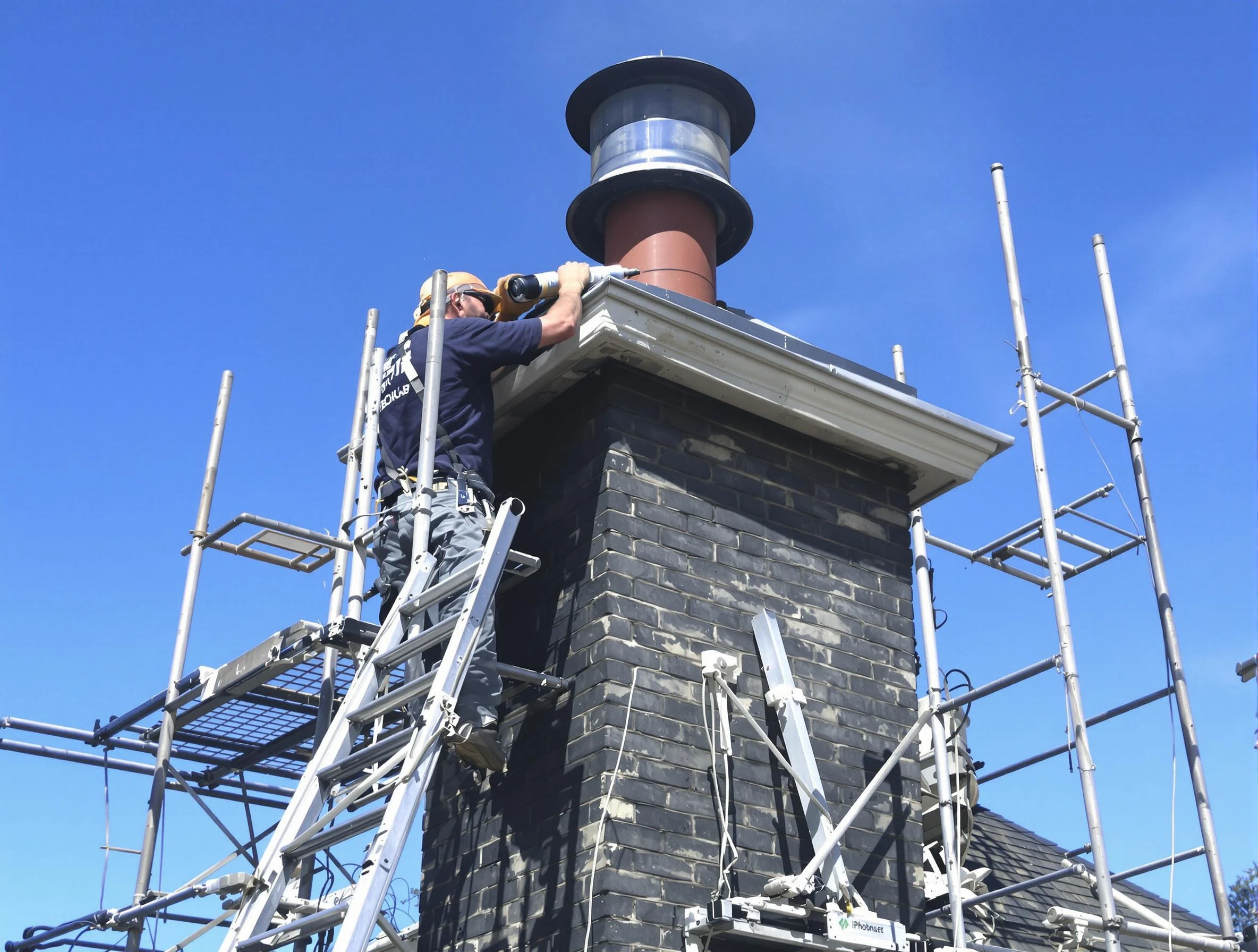 Sturdy chimney crown finished by Waltham Chimney Sweep in Waltham, MA